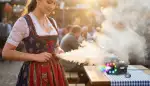 Dirndl Schürze binden: So geht's