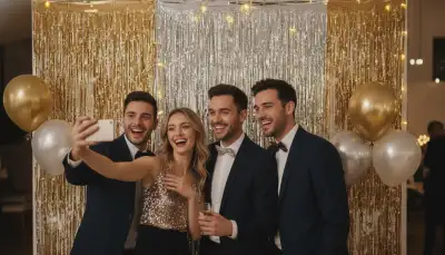 Folienvorhang Party: So gelingen glanzvolle Kulissen