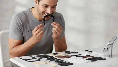 Klebebart perfekt anbringen