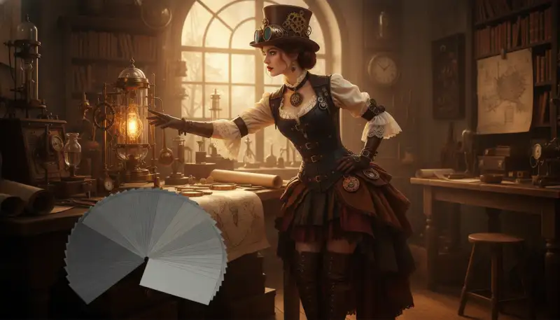 Faszinierendes Steampunk Kostüm für Damen