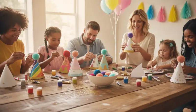 Individuelle Partyhüte selber basteln