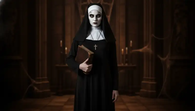 Nonne Horror Kostüm Damen Valak: Der Schreckliche Auftritt
