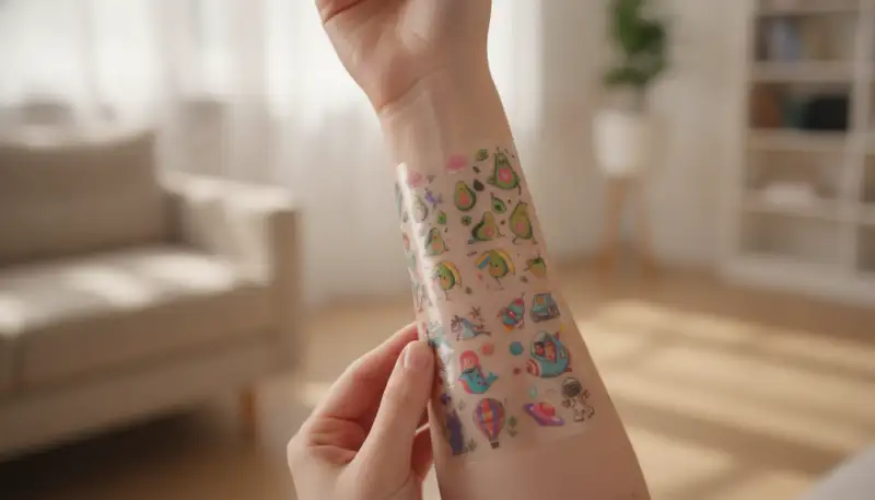 Realistische Fake Tattoos anbringen