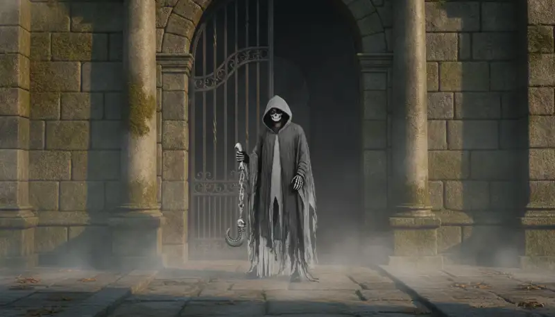 Sensenmann Kostüm Herren: Der Grim-Reaper-Look